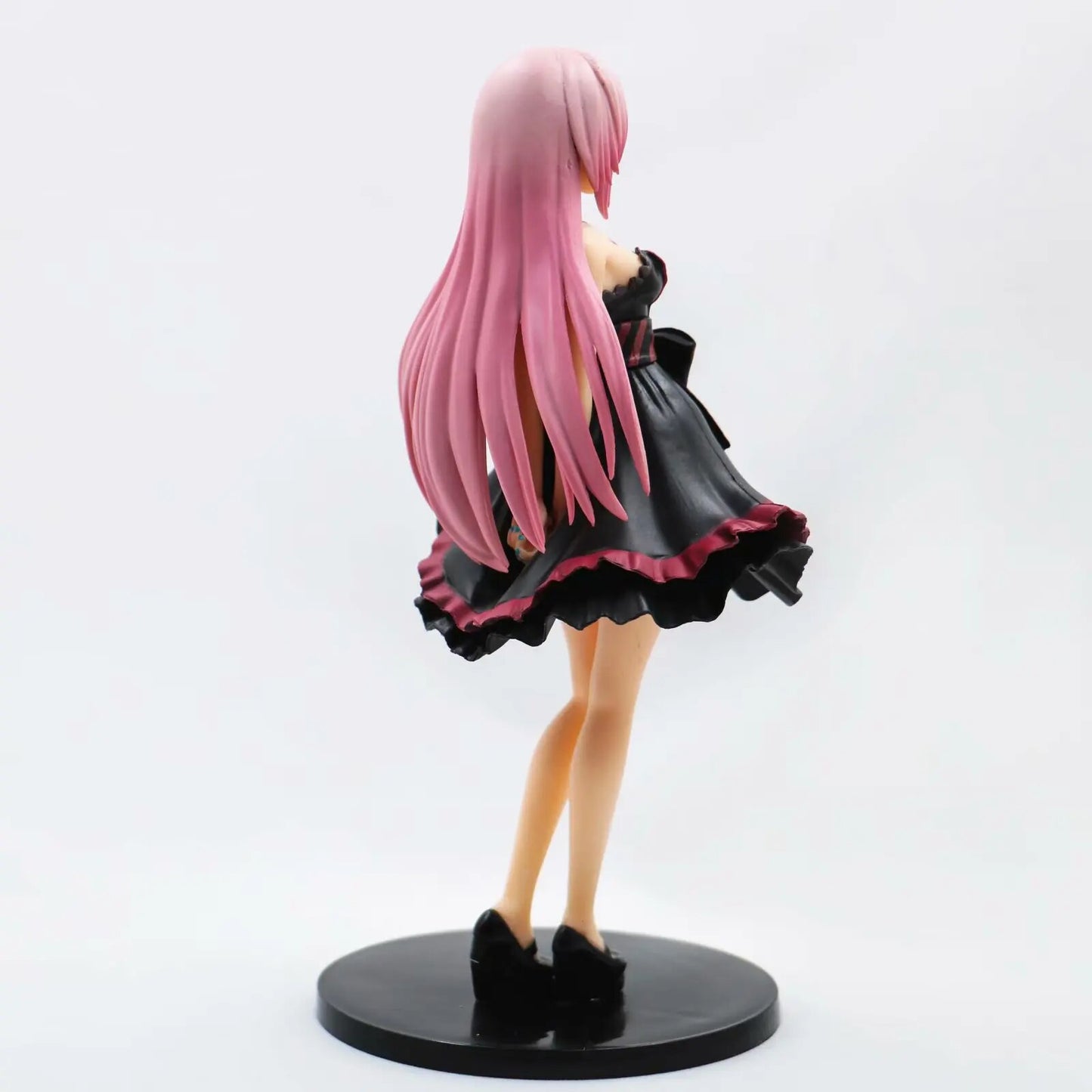 23cm Anime Cute Hatsune Miku Action Figure Kawaii Ceremonial Dress Megurine Luka Garage Kit Color Box Decoration Birthday Gift