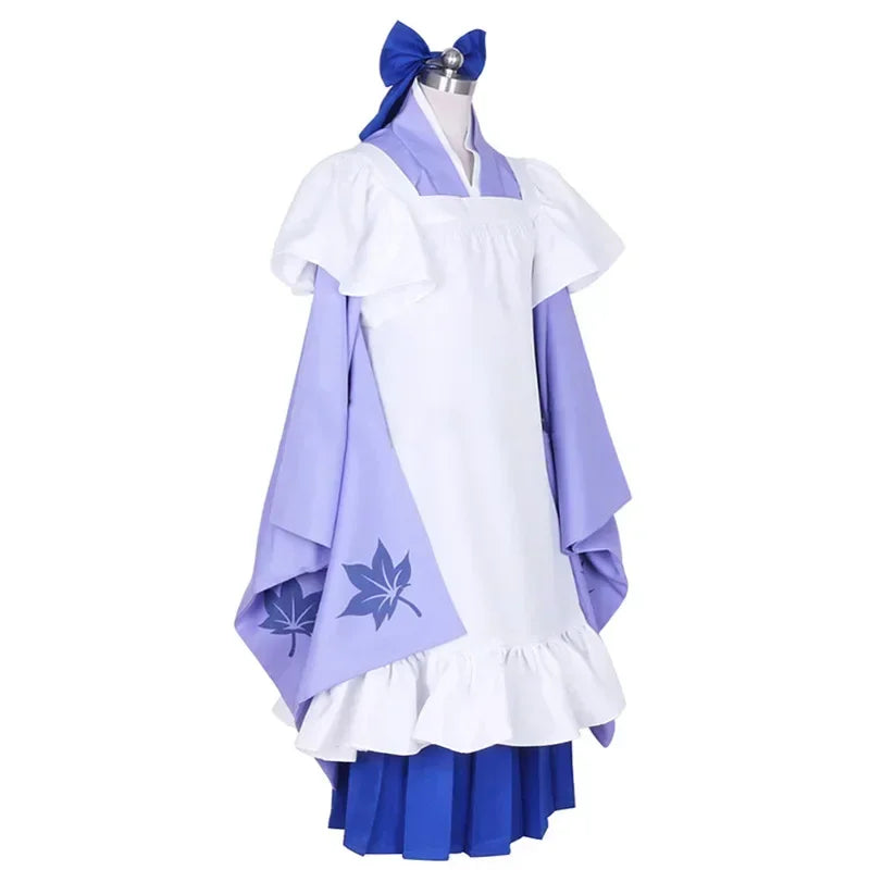 Vocaloid Megurine Luka Senbonzakura Cosplay Anime Costume Kimono Women Maid Uniform Halloween Two-dimensional Unisex Outfit