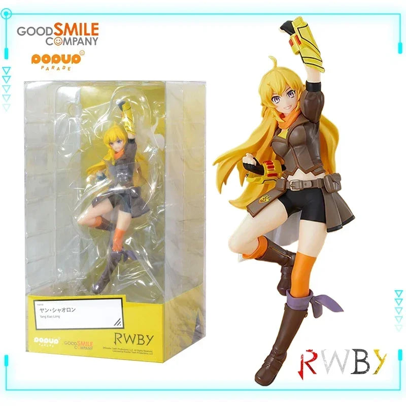 GSC Original Genuine RWBY Ruby Rose Weiss Schnee Blake Belladonna Yang Xiao Long  Pop Up Parade Anime Girl Model Toy Figure Gift