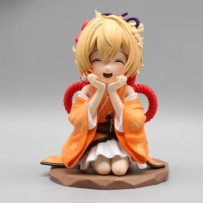 Game Genshin Impact Figures Yae Miko Naganohara Yoimiya Ganyu Cute Action Figures PVC Model Collection Toys Decoration Gifts