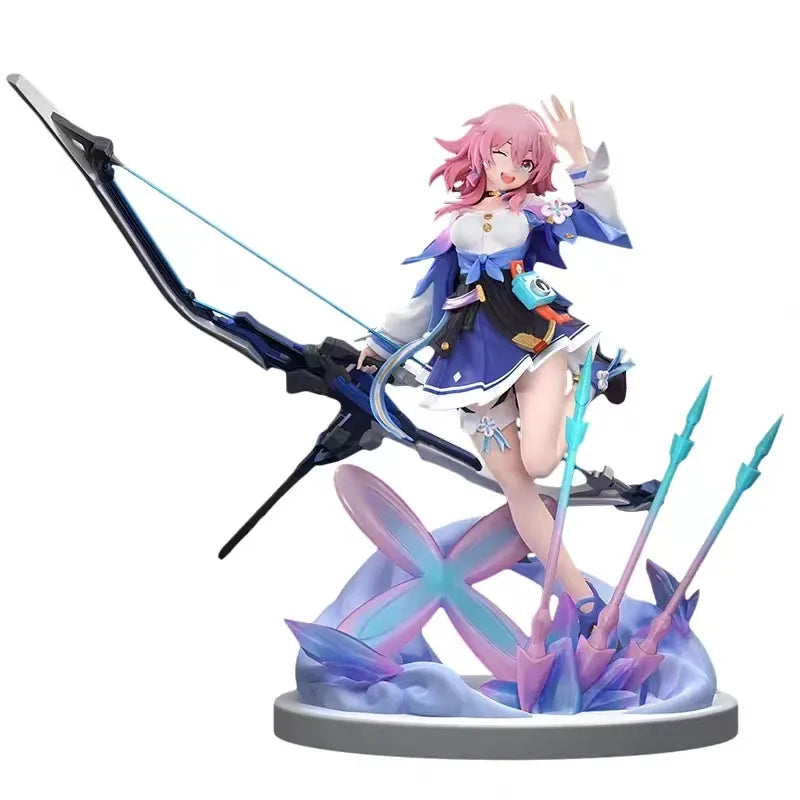 Honkai: Star Rail Anime figurine March 7th Game Character Sculpture  Action Doll Statue Figures Collectible Model
