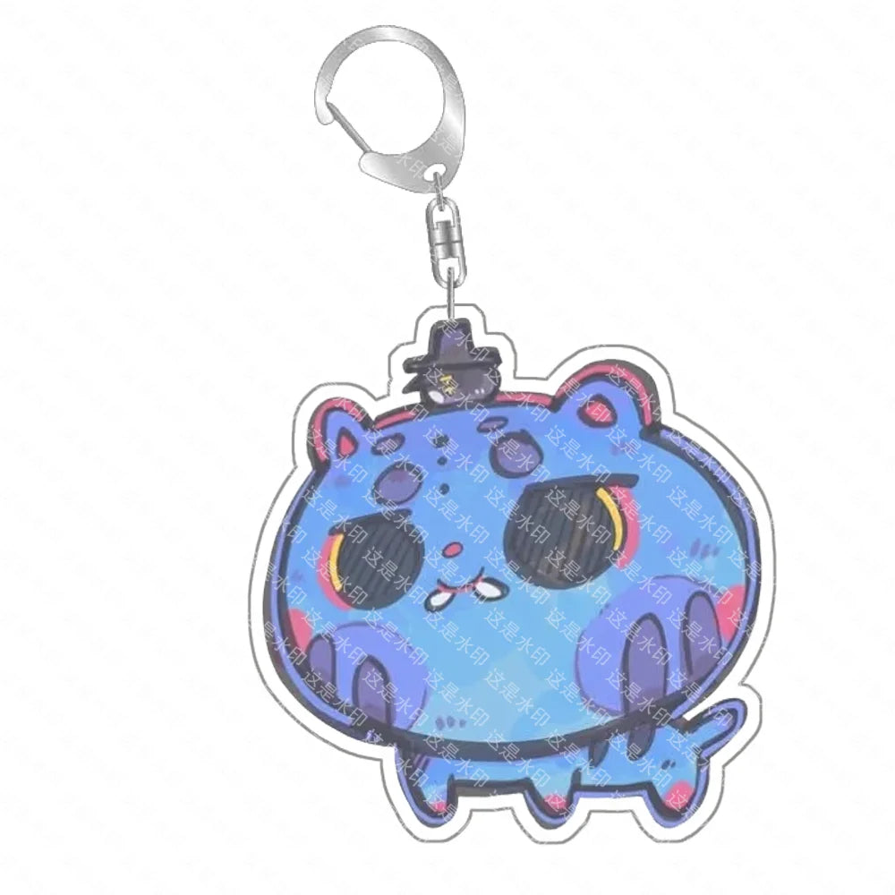 Anime Classics Game Collection Toy K-Pop Demon Hunters Preorder Huntr-x Keychain - Fan Art Self Made Acrylic Charm Gift