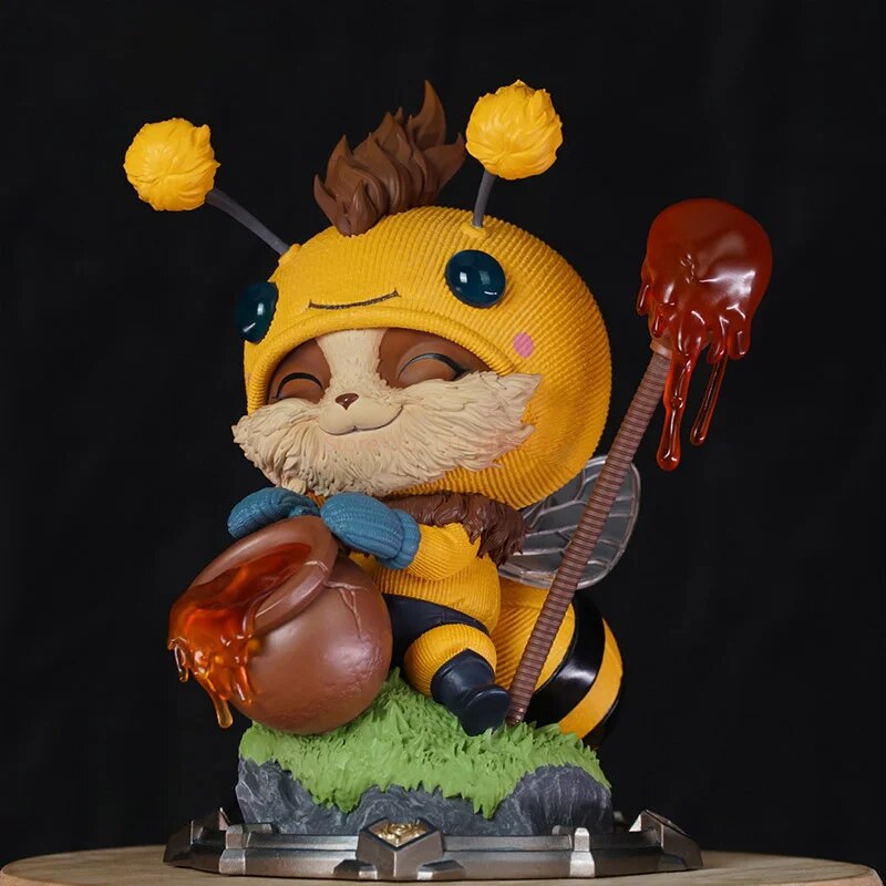 2023 nueva Liga de Leyendas Teemo Lol Cmge Honeybee luz nocturna modelo de estado estático decoración de mesa coleccionables exhibición regalo