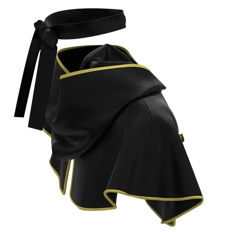 Black Clover Cape Cosplay Costume Shawl Suit Four-Leaf Clover Loose Cloak Combat Anime Version Clothes Everyday Wearable