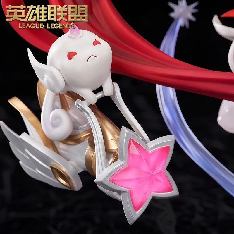 24cm GSAS X League Of Legends Anime Figurine Jinx Action Figure 1/7 Scale Star Guardian Decoration Christmas Gift