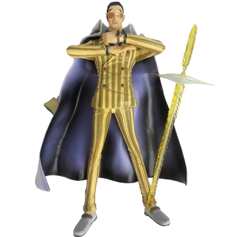 POP Deluxe Kizaru Borsalino Action Figure Anime Figurine PVC Assemble Excellent Model Toy Good Gift Collectables 26cm