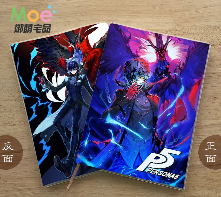 Anime Persona 5 P5  Figure Student Writing Paper Notebook Delicate Eye Protection Notepad Diary Memo Gift