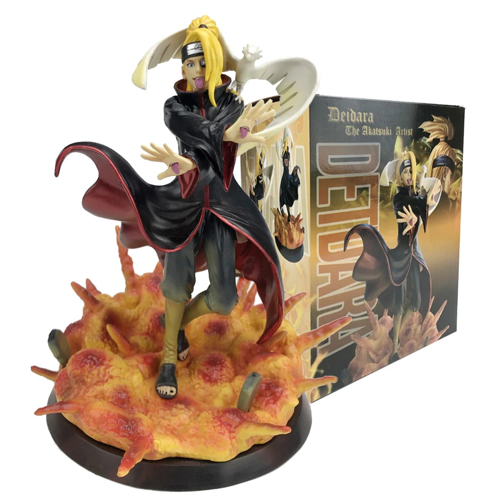 PVC Akatsuki Artist GK Deidara Naruto Anime Figure Excellent Model Toy Gift Collectibles Statue Decorations