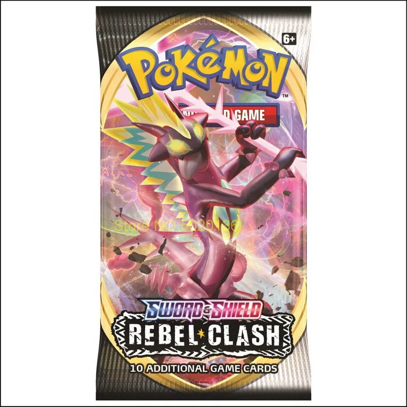 2020 Newest 324pcs Pokemon Cards TCG:Sword & Shield Rebel Clash Booster Box Collectible Trading Game