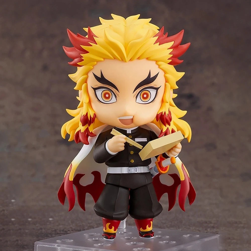 100% Original Good Smile Rengoku Kyoujurou Nendoroid Q Version Demon Slayer Anime Model 10Cm Collection Action Figure Toys Gifts