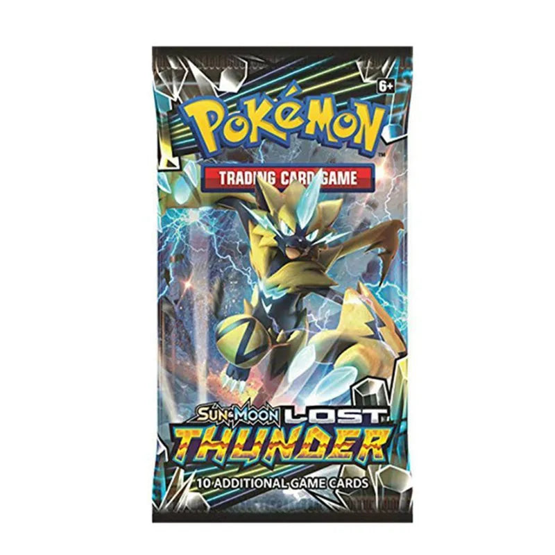 324Pcs/Box Pokemon Cards Sun & Moon Lost Thunder English Trading Card Game Evolutions Booster Collectible Kids Toys Gift