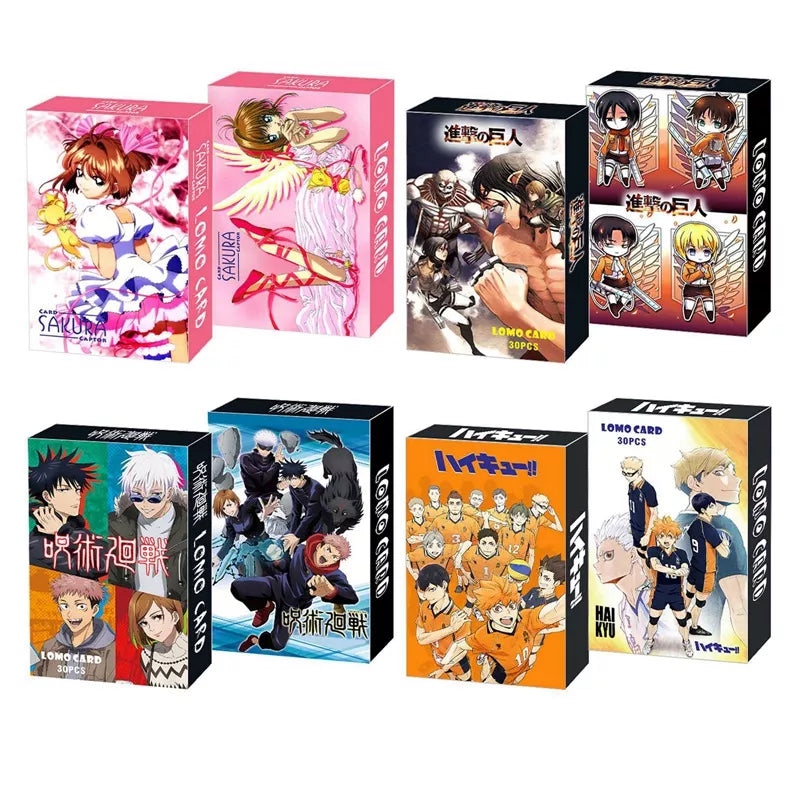 ¡30 Uds. De Anime Haikyuu! Postal de Los Vengadores de Tokio, tarjeta japonesa de My Hero Academia LOMO, tarjeta fotográfica para seguidores, colección de regalos