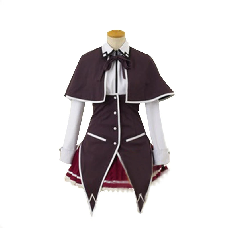 High School DxD Koneko Toujou Shirone Uniform Dress Cosplay Costume Anime COS Costume Size