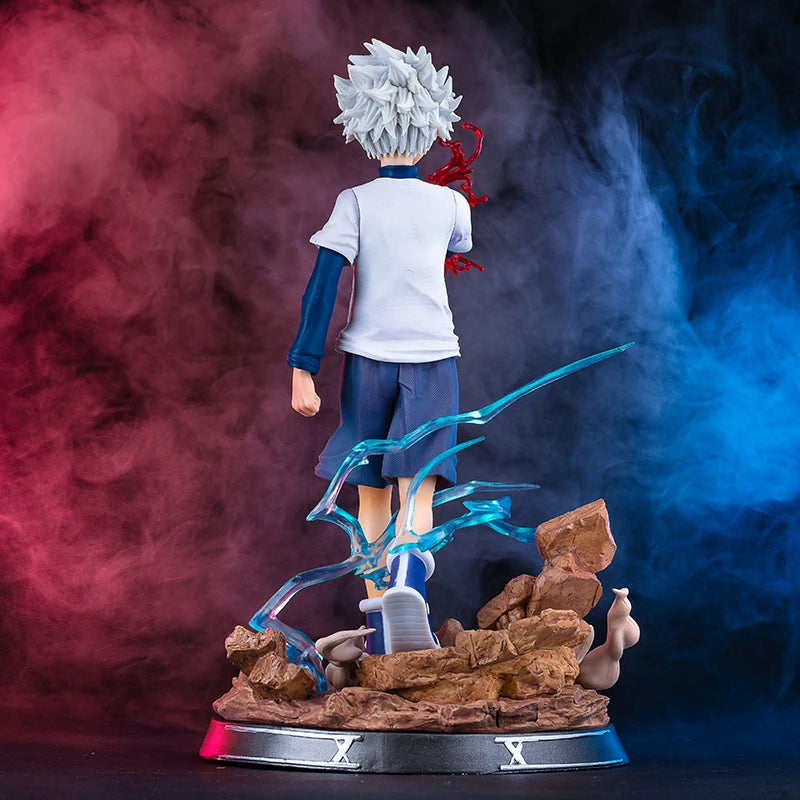 Anime Hunter x Hunter Figure Killua Zoldyck Gon Freecss Figurine Toys PVC Action Figure Kurapika Model Doll Toys Gifts