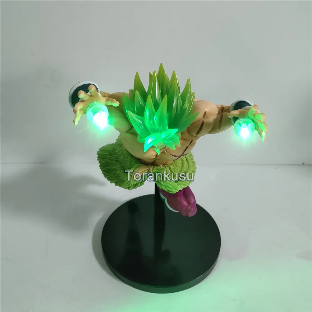 Dragon Ball Z Broly figuras de Anime LED luces de noche Juguetes Broli lámpara bombilla coleccionista acción Figma modelo Juguetes Broly muñeca Juguetes