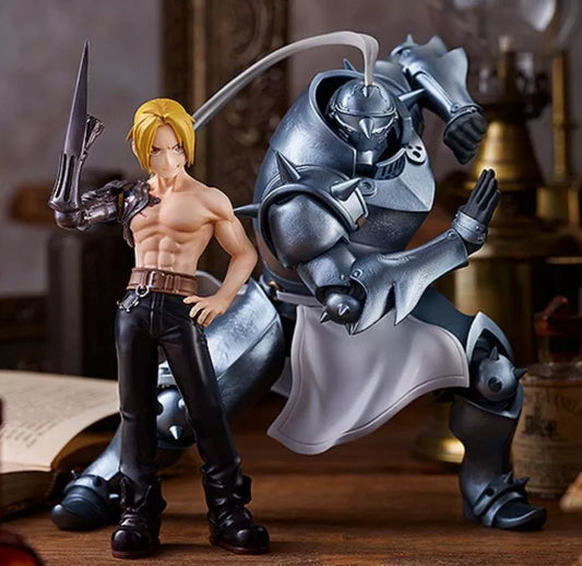 Original GSC Pop Up Parade  Fullmetal Alchemist Edward Elric Alphonse Elric pvc figure toy model