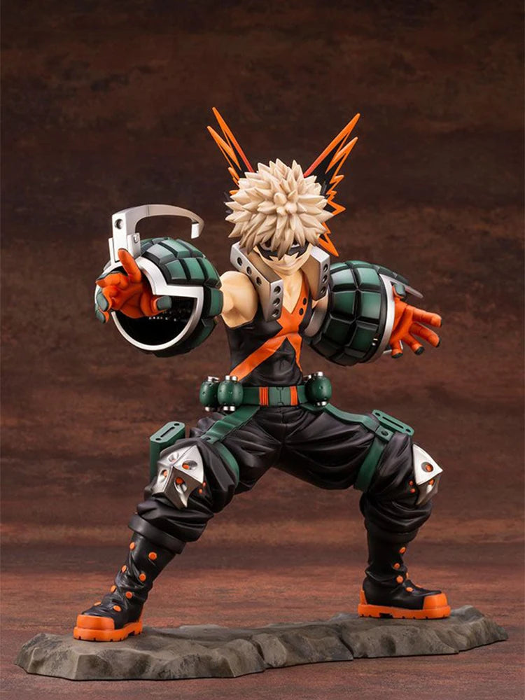 Figuras de Anime Tomy TakaraTomy My Hero Academia ARTFX J Katsuki Bakugou Katsuki PVC figura de acción modelo juguete colección muñeca regalo