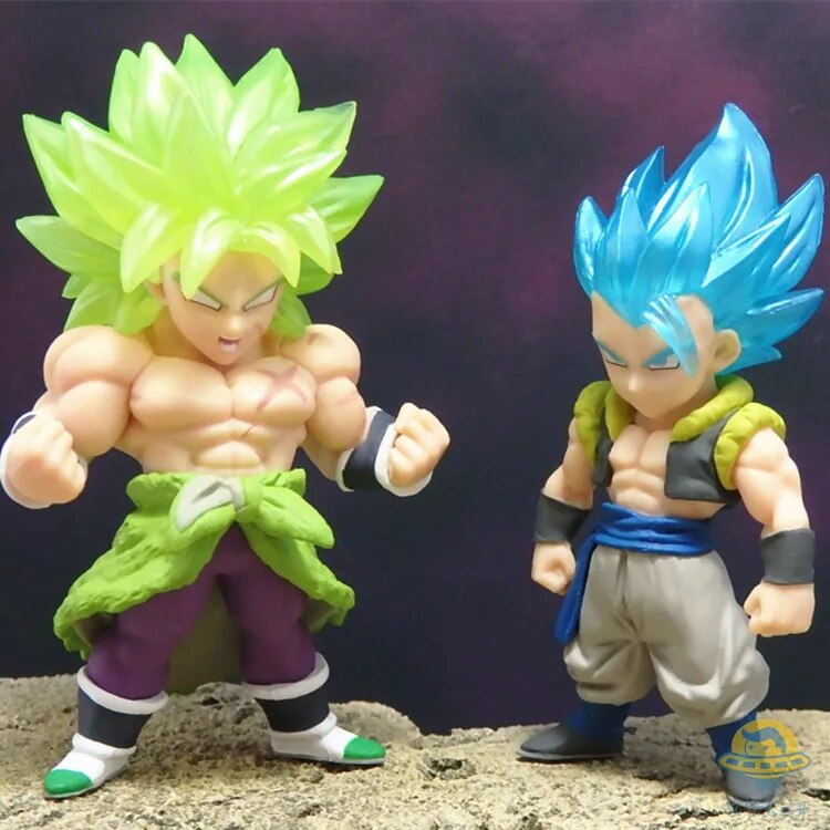 Bandai CANDY TOY Dragon Ball Super Saiyan Sun Goku Blue Hair Vegeta Buu Sun Gohan CANDY TOY