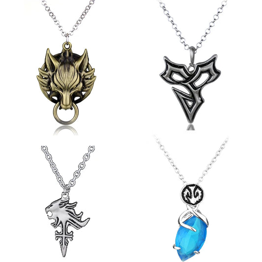 Fashion Final Fantasy X Tidus Pendant Necklace Cosplay Japan Anime Necklace Inspired Cartoon Jewelry for Anime Lovers 4.7