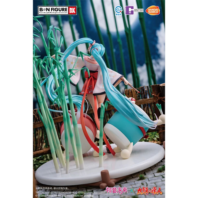 Bnfiguredx Vocaloid Hatsune X Taiko No Tatsujin Japan Anime Figure Cartoon Model Toy Desktop Ornaments Collectibles