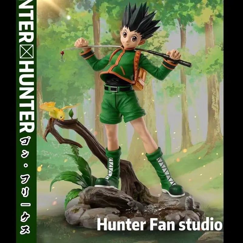 Hunter x Hunter Gon Freecss Killua Zoldyck Figma Anime PVC Action Figure Toy GK Game Statue Figurine Collection Model Doll Gift