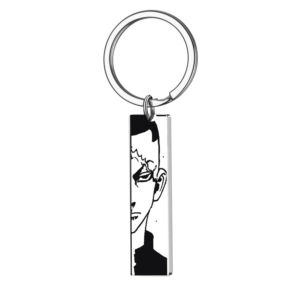 Tokyo Revengers Anime Avengers Cosplay Stainless steel Keychain Manjiro Ken Takemichi Hinata Atsushi Chibi Kawaii Bag Key ring