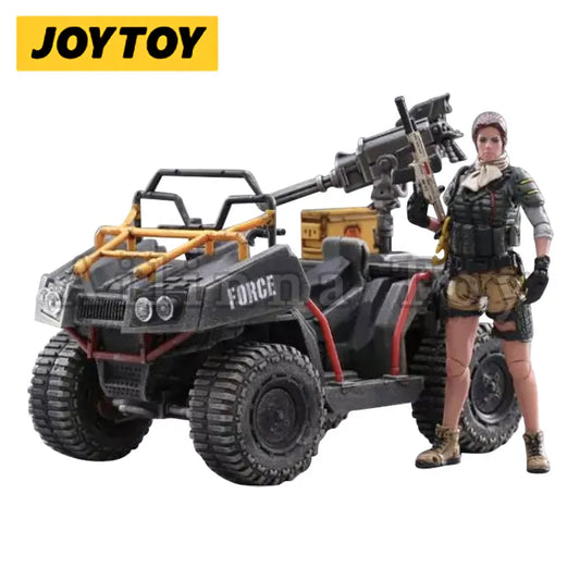 JOYTOY 1/18 Action Figure Vehicle Wildcat ATV W/ Fearless Tigers Feng Min Anime Collection Toy For Gift Free Shipping