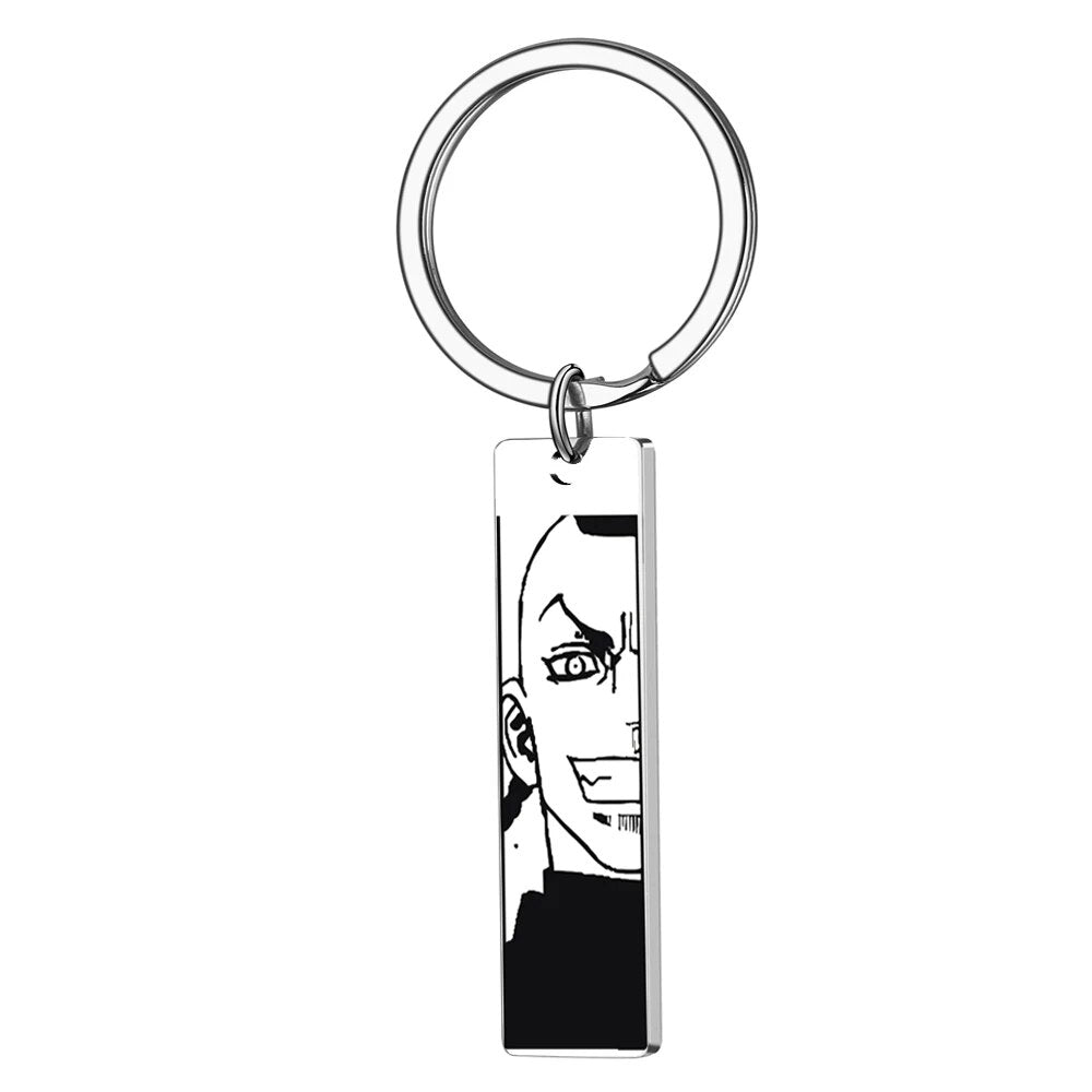 Tokyo Revengers Anime Avengers Cosplay Stainless steel Keychain Manjiro Ken Takemichi Hinata Atsushi Chibi Kawaii Bag Key ring