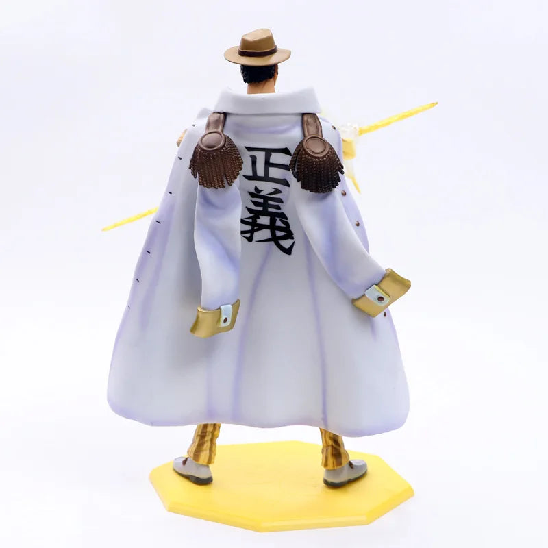 POP Deluxe Kizaru Borsalino Action Figure Anime Figurine PVC Assemble Excellent Model Toy Good Gift Collectables 26cm