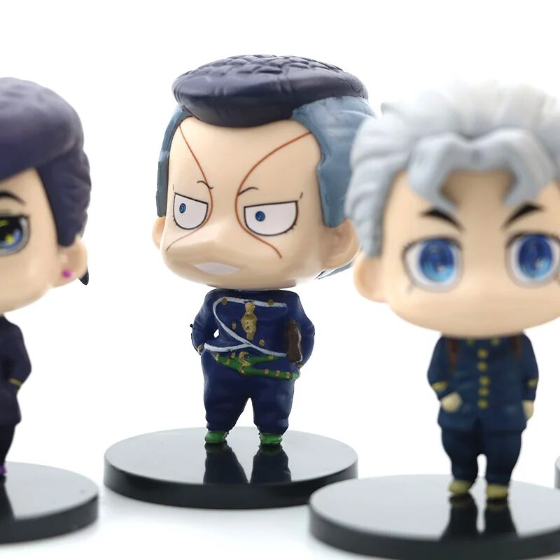 JoJo Bizarre Adventure Figuras de acción Kujo Jotaro Anime Modelo Koichi Hirose Figura de dibujos animados Nijimura Okuyasu Muñeca coleccionable