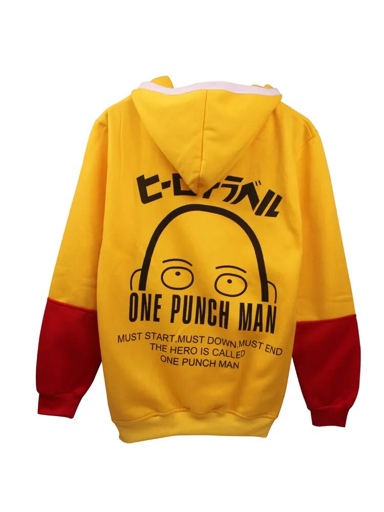 Sudaderas con capucha de PP gratis One Punch Man Oppai, Sudadera con capucha de dibujos animados, ropa de cosplay de Saitama, sudaderas de disfraz para hombres y mujeres, ropa de anime para hombres