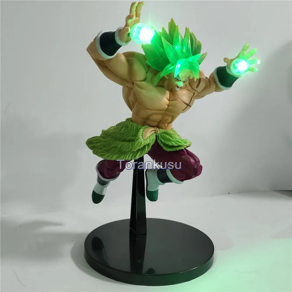 Dragon Ball Z Broly figuras de Anime LED luces de noche Juguetes Broli lámpara bombilla coleccionista acción Figma modelo Juguetes Broly muñeca Juguetes