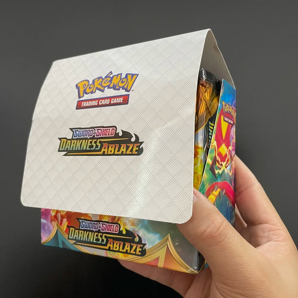 324Pcs Pokemon Cards Darkness Ablaze Sword&Shield TCG Series Booster Box 36 Bags Collection Trading Card Game Toys