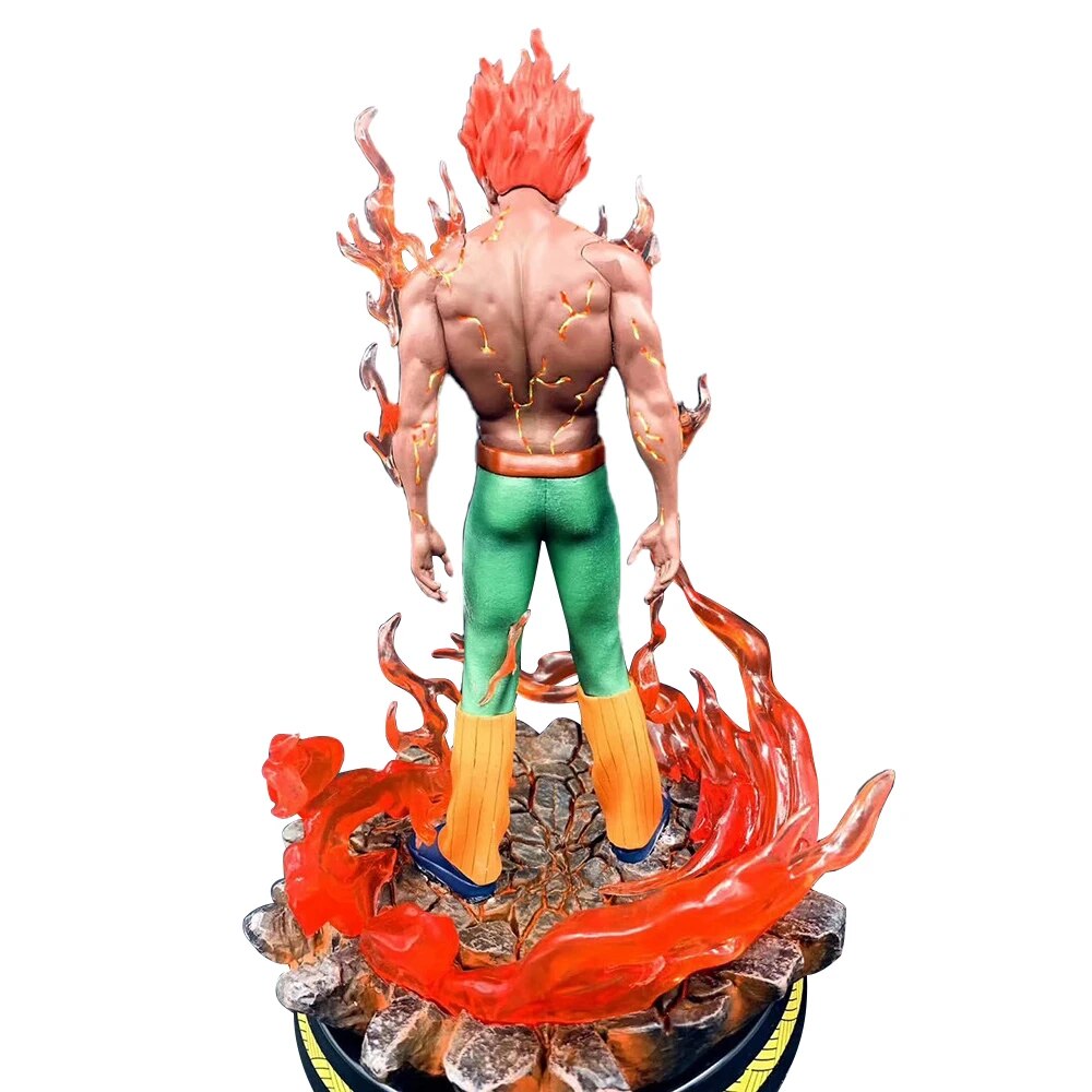 Figura de acción de Naruto Shippuden GK, modelo de Anime Might Guy KAI Hachimonn Tonnkou, estatua de juguete de PVC de 30CM