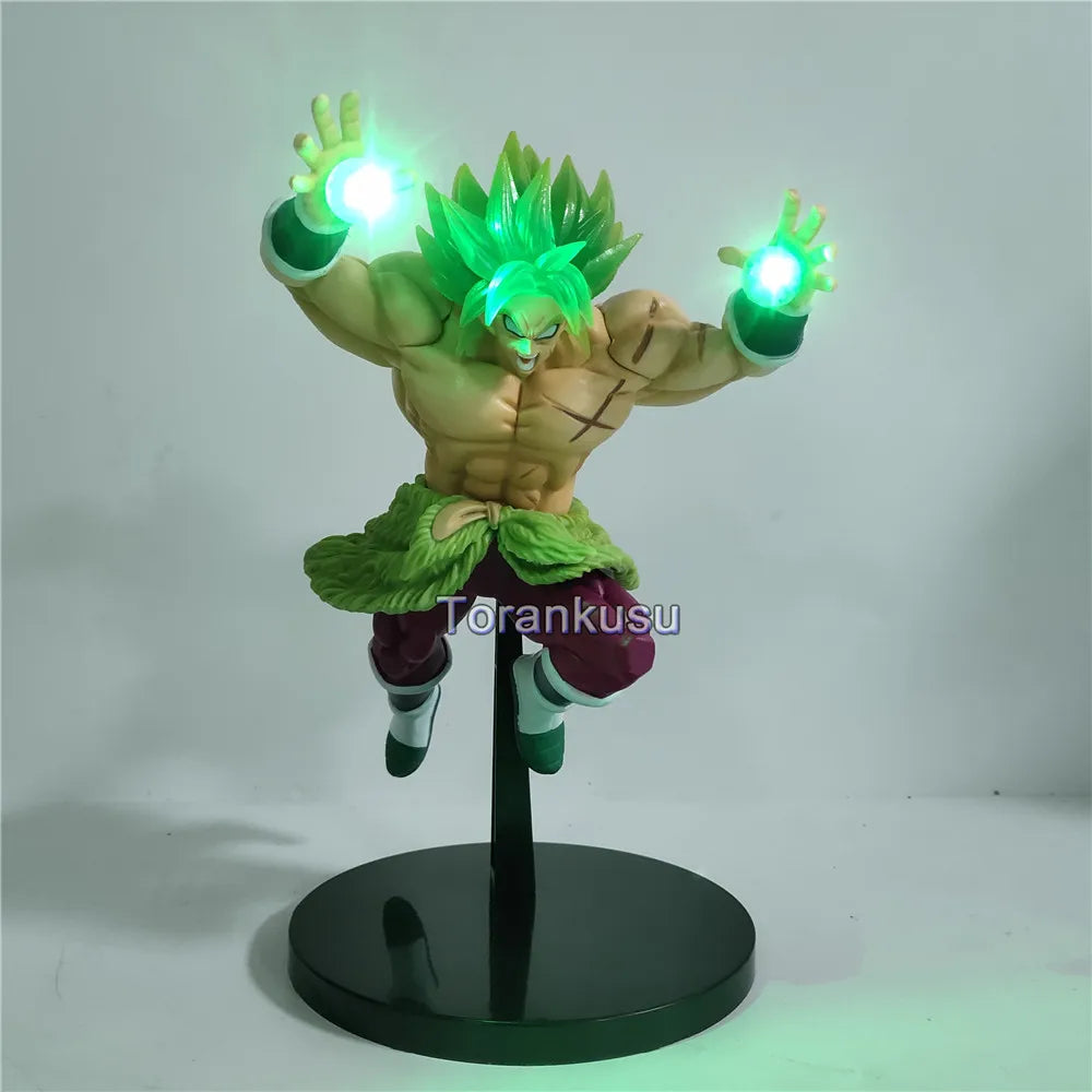 Dragon Ball Z Broly figuras de Anime LED luces de noche Juguetes Broli lámpara bombilla coleccionista acción Figma modelo Juguetes Broly muñeca Juguetes