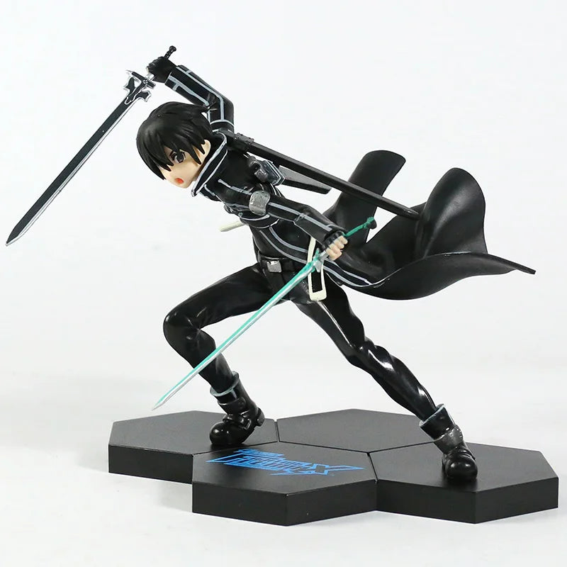 Fighting Climax Sword Art Online Kazuto Kirito PVC Figure Collectible Model Toy 15cm