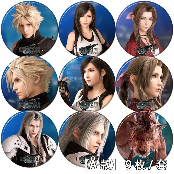 58m badges Final Fantasy VII Remake Tifa Lockhart Gainsborough Brooch