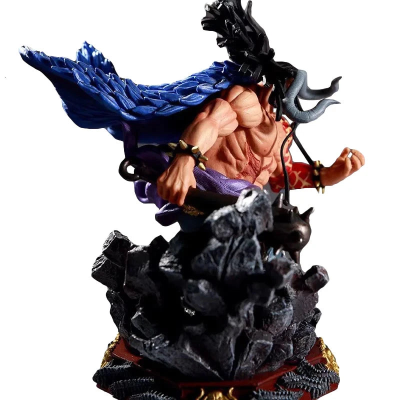 One Piece GK Action Figure Beastmaster Kaido Luffy Zoro Pvc Battle Ver Model Collection Anime Toy Exquisite Desktop Decoration