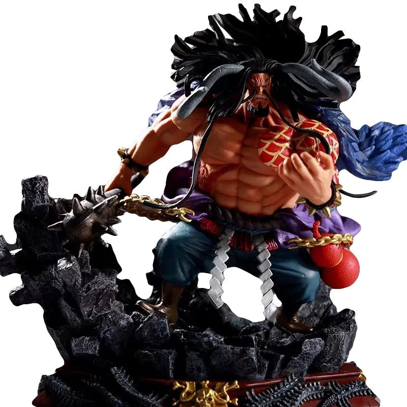 One Piece GK Action Figure Beastmaster Kaido Luffy Zoro Pvc Battle Ver Model Collection Anime Toy Exquisite Desktop Decoration