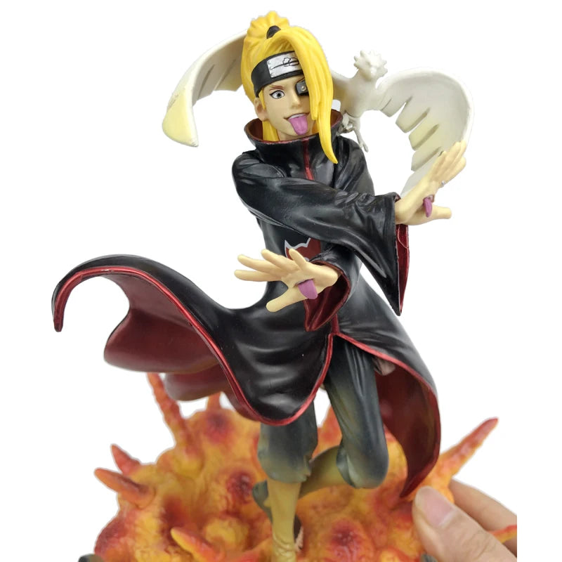 PVC Akatsuki Artist GK Deidara Naruto Anime Figure Excellent Model Toy Gift Collectibles Statue Decorations