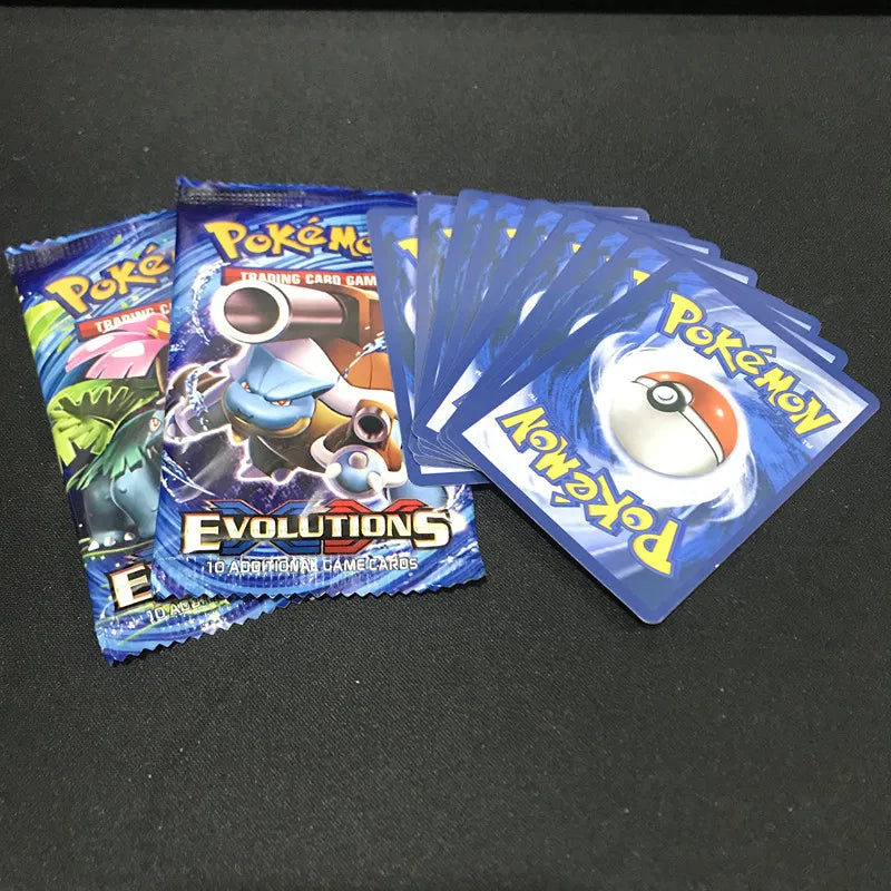 324/360pcs Pokemon cards Sun & Moon XY Evolutions Booster Box Collectible Trading Cards Game English Spanish version