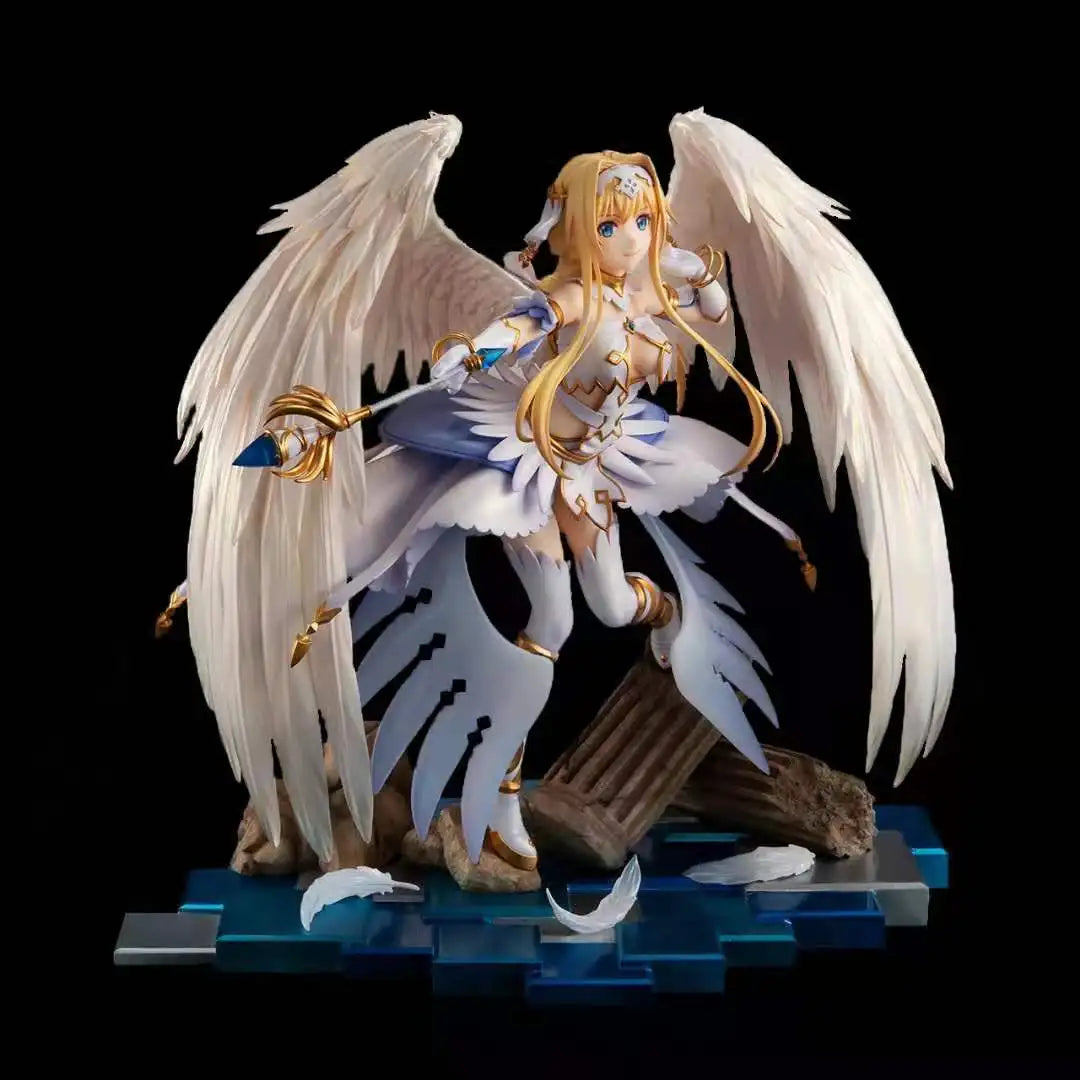 Healing Angel Asuna Glorious Angel Alice Anime Character Model Desktop Jewelry Collection Model Toys Anime Toy Gifts