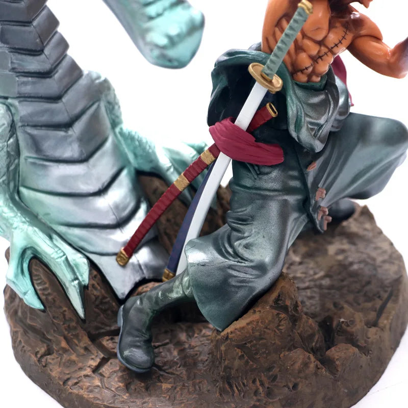 One Piece The Battle Over The Dome GK Roronoa Zoro Dragon Figure Anime Figurine PVC Action Figure Collectible Model Toy Dolls