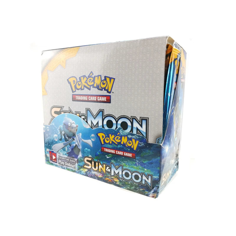 324pcs Pokemon cards Booster box all seriesTCG: Sun & Moon Edition 36 Packs Per Box Cards Game Battle classeur carte Child Toy