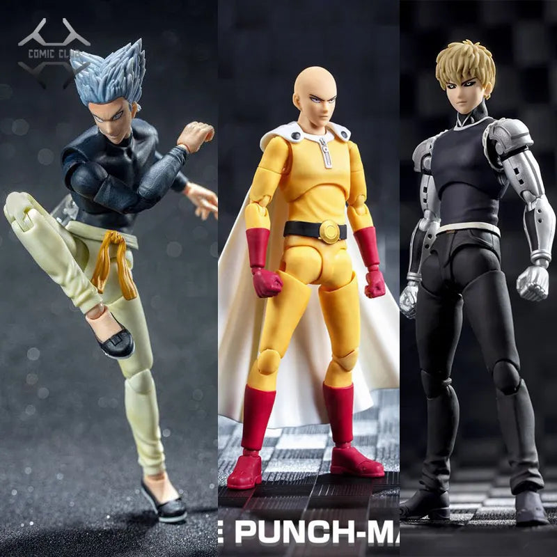 COMIC CLUB Dasin Model DM Greattoys GT Saitama/Genos/Garou SHF 1/12 PVC Action Figure Anime Toys Figure