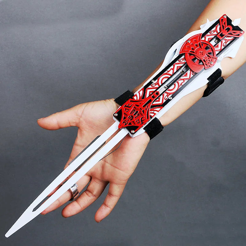 Metal blade Hidden Blade Sleeve sword Action Figure Hidden Blade Edward Weapons Sleeves swords Can the ejection kid toy