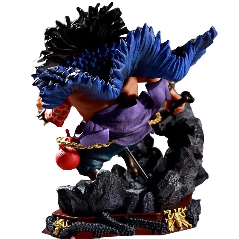 One Piece GK Action Figure Beastmaster Kaido Luffy Zoro Pvc Battle Ver Model Collection Anime Toy Exquisite Desktop Decoration