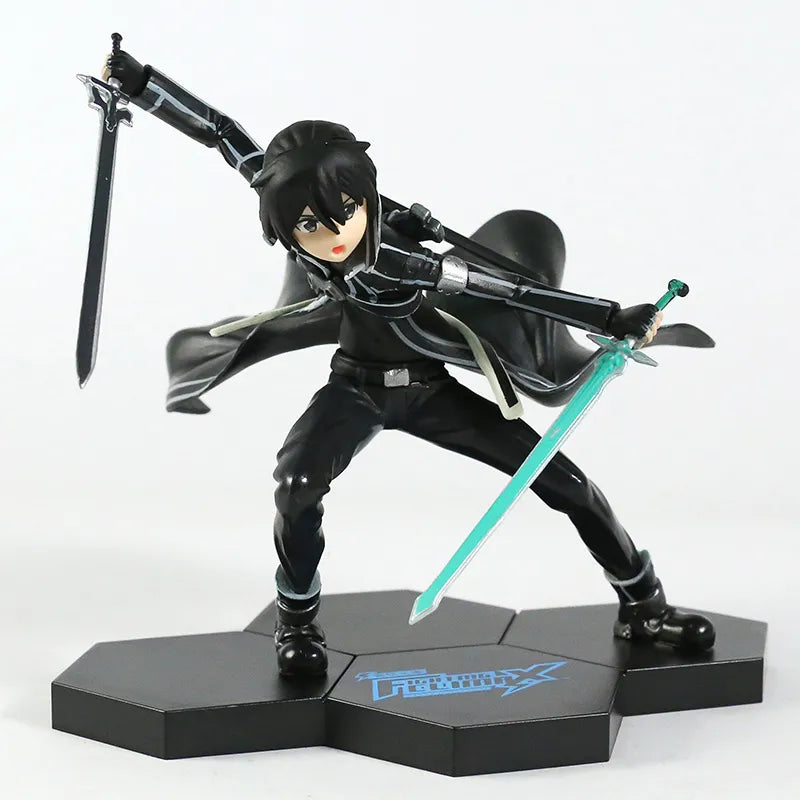 Fighting Climax Sword Art Online Kazuto Kirito PVC Figure Collectible Model Toy 15cm