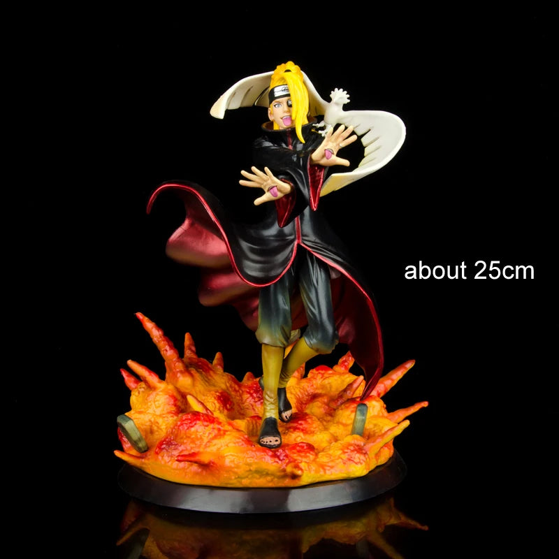 PVC Akatsuki Artist GK Deidara Naruto Anime Figure Excellent Model Toy Gift Collectibles Statue Decorations