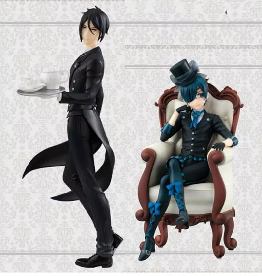 Anime Black Butler Sebastian Michaelis Ciel PhantomhiveCiel Book of Murder Atlantic figura de pvc juguete muñeca modelo regalo